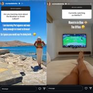 Screengrab of Aryna Sabalenka's Instagram stories